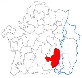 Location in Brăila County