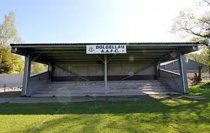 The stand at Cae Marian