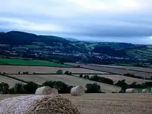 Presteigne viewed from Stapleton Hill (2007)