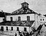 The Old Synagogue, with Nomer Tamid viewable in the background