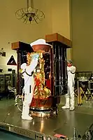 Stardust being checked before encapsulation
