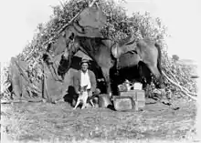 Bushman humpy, 1910s