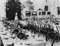 An elaborate wedding reception in 1894 in Australia