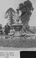 Fountain and lily pond in the garden at Canning Downs station, Warwick district, 1938