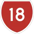 State Highway 18 shield}}