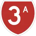 State Highway 3A marker