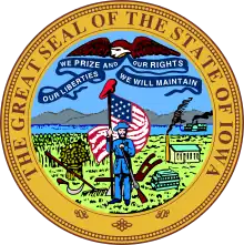 Official seal of Iowa