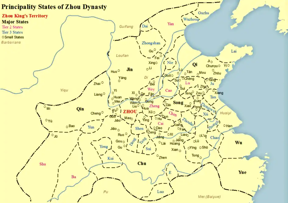 Liang is a state in the western region, near Qin and Jin