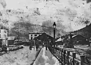 Olten station, about 1860