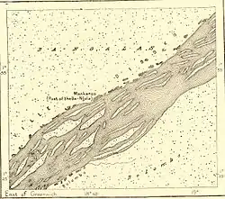 Map of Makanza, around 1890