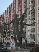 GDR architecture in Johannesplatz district