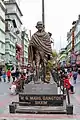 Statue of Gandhi in Mahatma Gandhi Marg