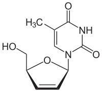 Chemical structure of Stavudin