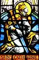 Window showing the namesake saint, Catherine of Alexandria