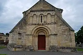 The church in Sainte-Colombe