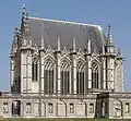 Sainte-Chapelle, the chapel of the Chateau de Vincennes, built to contain what was believed to be the original crown of thorns from the Crucifixion.