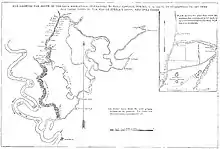 Map to accompany report of Rear Admiral Porter, showing route of the Steele's Bayou expedition.