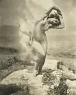 Wind Fire. Thérèse Duncan, the adopted daughter of Isadora Duncan, dancing at the Acropolis of Athens, 1921, by Steichen