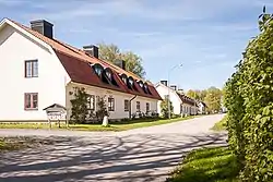 A street in Gimo (Stenhusgatan)