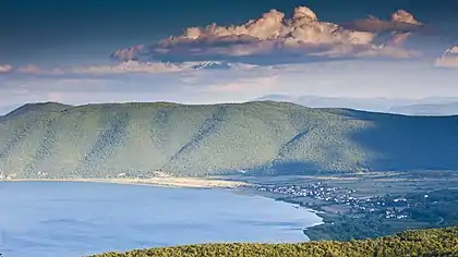 Stenje as seen from Galičica