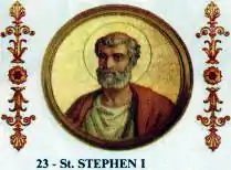 Hieromartyr Stephen, Pope of Rome.