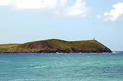 Stepper Point viewed from the east across the River Camel estuary