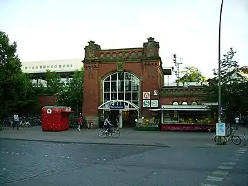 The S-Bahn's western entrance