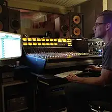 Steve in studio