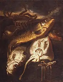 Giacomo Francesco Cipper (1664–1736), Still Life of Fish and Shellfish