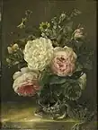 Still life of flowers in a vase