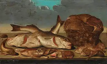 Still life with fish, 1638