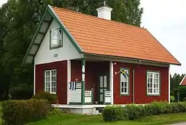 Platelayers' cottage in Grangärde in Sweden