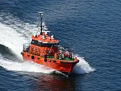 Watercat 1500 Pilot boat in the Stockholm archipelago, Sweden (2018)