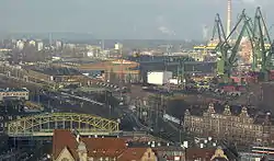 View of Młyniska from Śródmieście