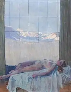 Reclining Nude by a Window