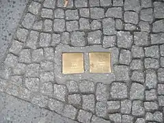 Stolpersteine for Hertha and Alexander Adam, Berlin-Friedrichshain