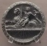A stone plate (1st century)