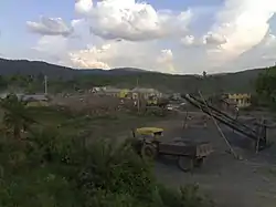 A stone-quarrying unit in Pakur district