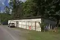 A historic ten car garage in the Stonega Historic District.