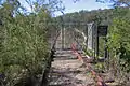 Stony Creek Trestle Bridge looking east along the bridge deck