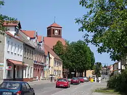 Town centre and parish church