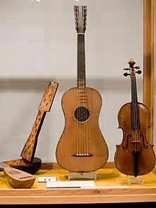 The Rawlins guitar (1700), part of the Stradivarius collection at the National Music Museum