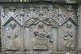 Relief at a tomb in Strade Friary