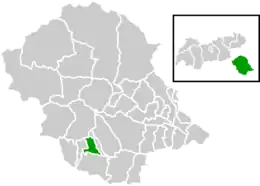 Location within Lienz district