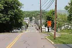 Looking North on Front Street in Warrior Run, Luzerne County, Pennsylvania