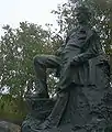 Strindberg statue in Bellevue
