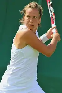 Image 59Barbora Strýcová was part of the 2023 winning women's doubles title. It was her second major title and her second Wimbledon title. (from Wimbledon Championships)