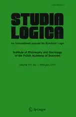 Cover of a Studia Logica Journal