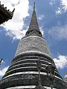 The Pasana Chedi covered in grey marble tiles