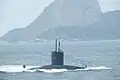 Brazilian Navy's Type 209 submarine Timbira